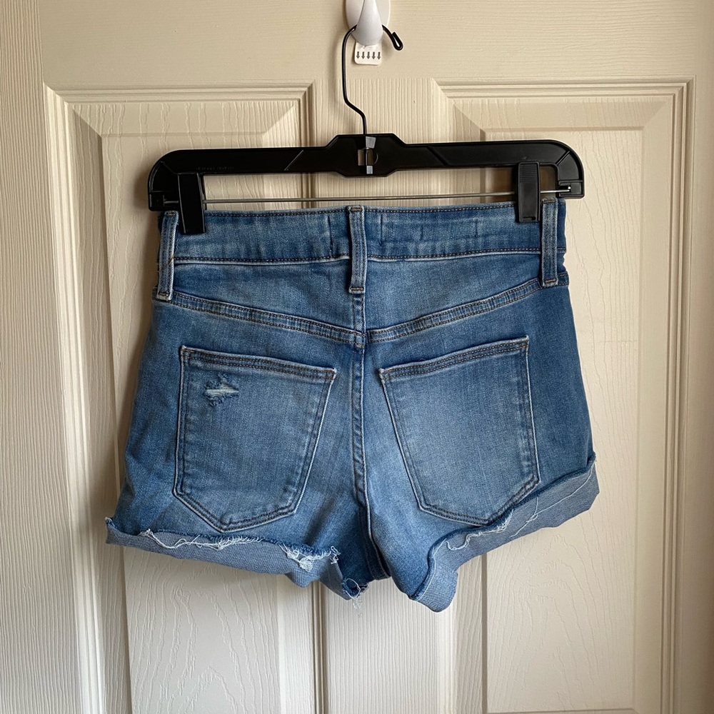 Universal Thread Ripped Blue Jean Shorts - Picture 3 of 4